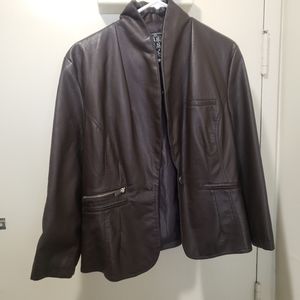 Last Kiss Faux Leather Jacket NWOT